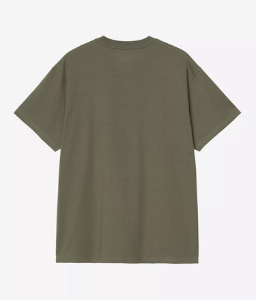 CARHARTT WIP SCRIPT EMBROIDERY T-SHIRT I030435 LEAF - Shoelosophy
