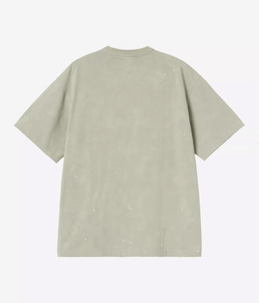 CARHARTT WIP PAINTER T-SHIRT I036853 SHADY GREEN DESTROY WASH SPLATTER - Shoelosophy