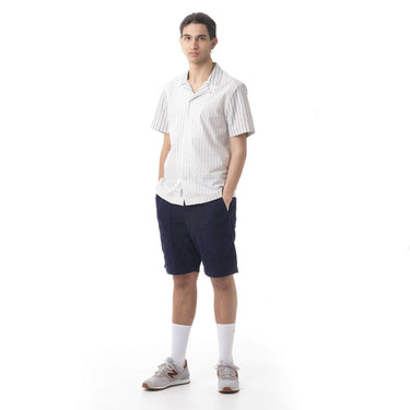 WOOD WOOD HARVEY SHORTS NAVY - Shoelosophy
