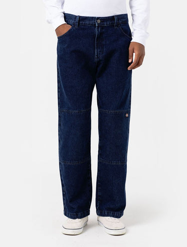 DICKIES DOUBLE KNEE DENIM PANT LOOSE FIT
