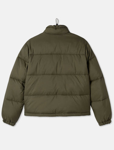 DICKIES WOMENS ALATNA JACKET MILITARY GREEN PIUMINO CORTO