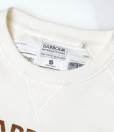 BARBOUR INTERNATIONAL STEVE McQUEEN RANDALL CREW SWEATSHIRT WHITE - Shoelosophy