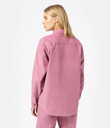 DICKIES WOMENS HALEYVILLE SHIRT FOXGLOVE CORDUROY