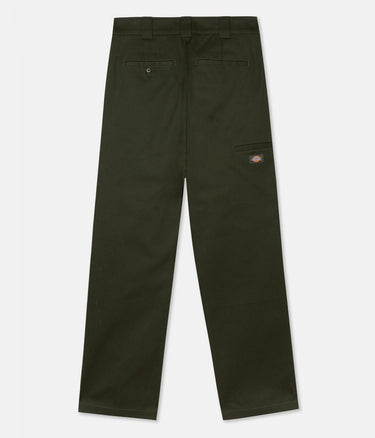 DICKIES SLIM STRAIGHT DOUBLE KNEE PANT OLIVE