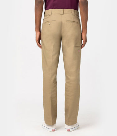 DICKIES SLIM STRAIGHT DOUBLE KNEE PANT KHAKI