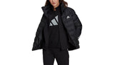 ADIDAS WOMEN GT1710 GIACCA ITAVIC 3-STRIPES MIDWEIGHT BLACK - Shoelosophy