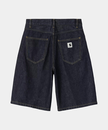 CARHARTT WIP WOMENS BRANDON SHORT I031919 BLUE RINSED