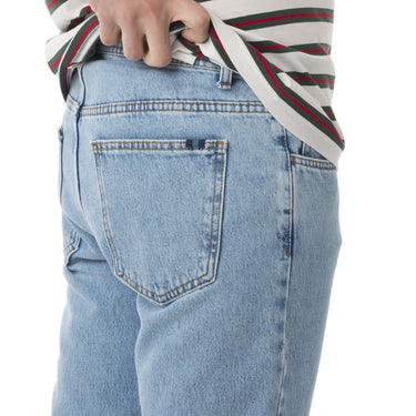 AMISH DAVID PANTALON EN PIERRE RÉELLE FABRIQUÉ EN ITALIE JEAN POUR HOMMES - Shoelosophy