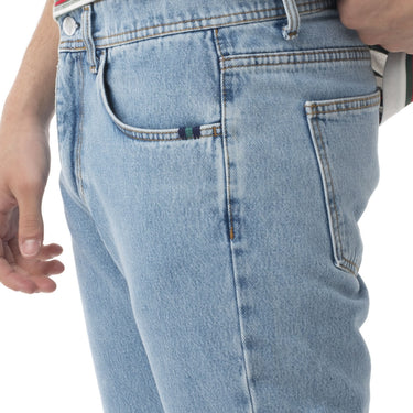 AMISH DAVID PANTALON EN PIERRE RÉELLE FABRIQUÉ EN ITALIE JEAN POUR HOMMES - Shoelosophy
