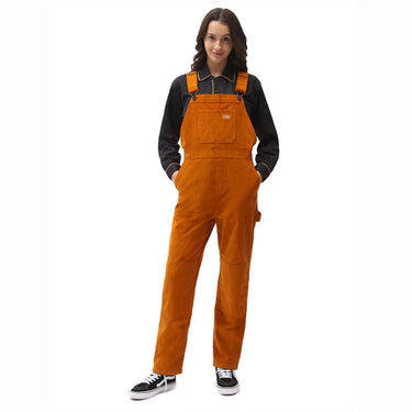 DICKIES HIGGINSON BIB W PUMPKIN SPICE BROWN DUCK