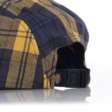 DICKIES HORNBECK CHECK 6 PANEL HAT AIR FORCE BLUE