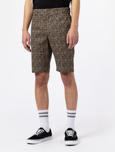 DICKIES SILVER FIRS SHORT LEOPARD PRINT 874