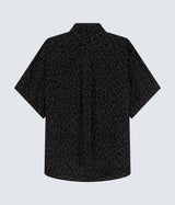AMISH SUPPLIES SHIRT DROPPED LEOPARD CAMICIA UOMO MANICA CORTA - Shoelosophy