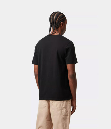 CARHARTT WIP POCKET T-SHIRT I030434 BLACK - Shoelosophy