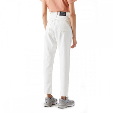 DR DENIM NORA 2020103 LIGHT ECRU MOM JEANS DONNA - Shoelosophy