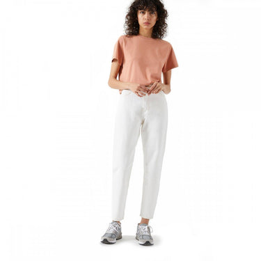 DR DENIM NORA 2020103 LIGHT ECRU MOM JEANS DONNA - Shoelosophy