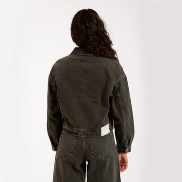 DR DENIM TILLY WORKER JACKET 2211102 WASHED THYME - Shoelosophy