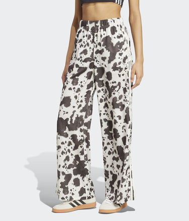 ADIDAS ORIGINALS SATIN WIDE LEGS PANTS KA2668 COW PRINT - Shoelosophy