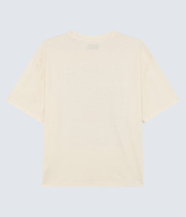 AMISH SUPPLIES T-SHIRT STAY HARD BOXY LOOSE ECRU - Shoelosophy