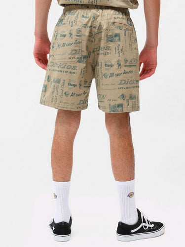 DICKIES PILLAGER SHORT KHAKI ALLOVER PRINT MEN'S BERMUDA SHORTS