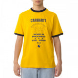 CARHARTT RINGER 1889 T-SHIRT I027716 SUNFLOWER DARK NAVY - Shoelosophy