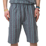 CHAMPION REVERSE WEAVE STRAIGHT HEM SHORT 211896 BL512 GREY ALLOVER PRINT - Shoelosophy