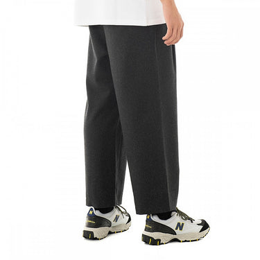BONSAI LOOSE WOOL PANT PT010 DARK GREY MADE IN ITALY - Shoelosophy