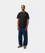 CARHARTT WIP AMERICAN SCRIPT T-SHIRT I029956 BLACK - Shoelosophy