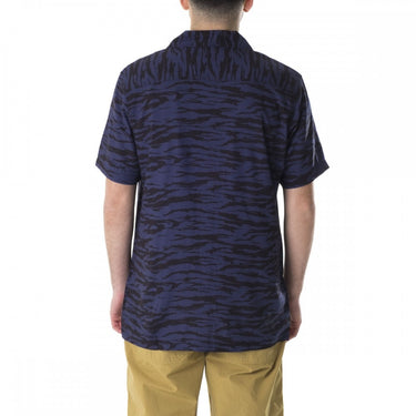 DICKIES QUAMBA SHIRT NAVY TIGER PRINT