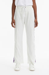 CHAMPION REVERSE WEAVE STAIGHT HEM PANTS 111250 WW002 WHITE WOMEN'S PANTS - Shoelosophy