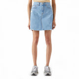 DR DENIM 2030121 ECHO SKIRT EMPRESS LIGHT BLUE - Shoelosophy