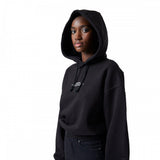 DR DENIM ESTRID HOODIE 2141101 BLACK FELPA DONNA - Shoelosophy