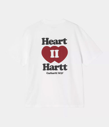 CARHARTT WIP WOMENS HEARTH II T-SHIRT I035259 WEISS - Shoelosophy