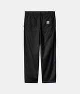 CARHARTT WIP ALBERT PANT I034804 BLACK RINSED - Shoelosophy