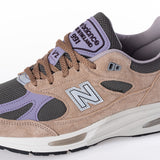 NEW BALANCE 991 V2 MADE IN ENGLAND U991DL2 CEMENT DOUGLAS FIR LAVANDE GRIS - Shoelosophy