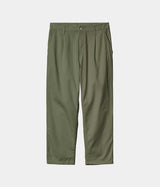 CARHARTT WIP ALBERT PANT I034804 DOLLAR GREEN RINSED - Shoelosophy