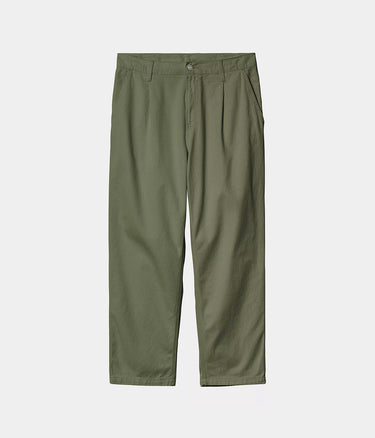 CARHARTT WIP ALBERT PANT I034804 DOLLAR GREEN RINSED - Shoelosophy