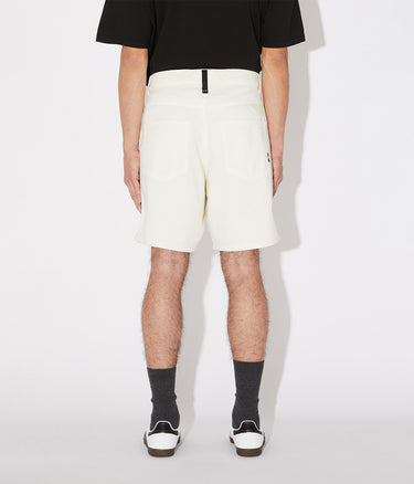 AMISH BERMUDA BERNIE BULL OFF WHITE DENIM TWILL