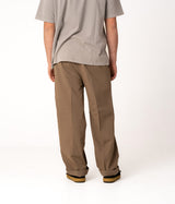 AMISH CHINO JAPAN PANT PIGMENT DYED WIDE LEGS POPELINE COTTON CANAPA - Shoelosophy