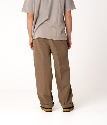 AMISH CHINO JAPAN PANT PIGMENT DYED WIDE LEGS POPELINE COTTON CANAPA - Shoelosophy