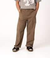 AMISH CHINO JAPAN PANT PIGMENT DYED WIDE LEGS POPELINE COTTON CANAPA - Shoelosophy