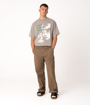 AMISH CHINO JAPAN PANT PIGMENT DYED WIDE LEGS POPELINE COTTON CANAPA - Shoelosophy