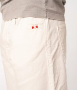 AMISH JAMES RAW EDGE BULL DENIM ECRU - Shoelosophy