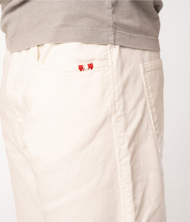 AMISH JAMES RAW EDGE BULL DENIM ECRU - Shoelosophy