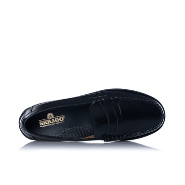 SEBAGO CITYSIDES CLASSIC DAN 7000300 BLACK PENNY LOAFER - Shoelosophy