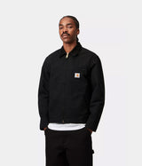 CARHARTT WIP DETROIT JACKET I033112 BLACK RINSED - Shoelosophy