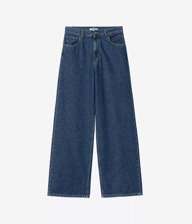 CARHARTT WIP WOMENS JANE PANT I030497 BLUE STONE WASHED - Shoelosophy