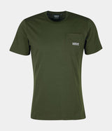 BARBOUR INTERNATIONAL RADOK POCKET TEE FOREST - Shoelosophie