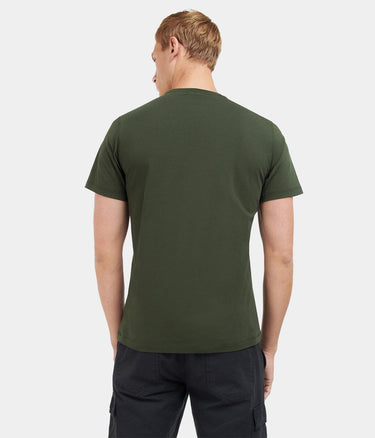BARBOUR INTERNATIONAL RADOK POCKET TEE FOREST - Shoelosophie