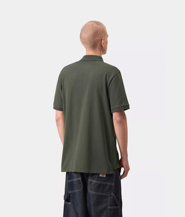 CARHARTT WIP CHASE PIQUE POLO I023807 LEAF GREEN - Shoelosophy